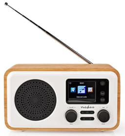 Internettradio med FM/DAB+/Bluetooth, Hvit/tre