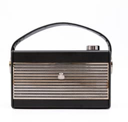 GPO Darcy Vintage Style Radio - Svart & Silver