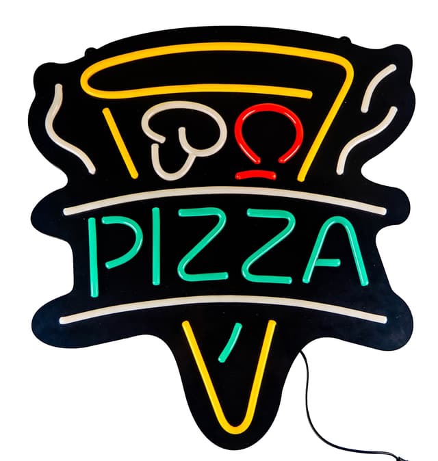 Neonskilt 55 cm ""Pizza""