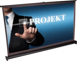Projektorlerret 40"" med bordstativ