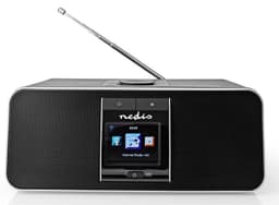 Internettradio med FM/DAB+/Bluetooth, Svart/Sølv
