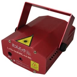 Ibiza Mini Firefly Laser - Rød