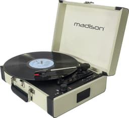 Madison Vintage Pladespiller m. Bluetooth (Cream)