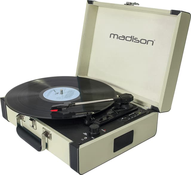 Madison Vintage Pladespiller m. Bluetooth (Cream)