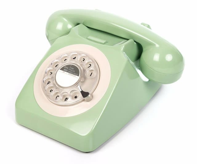 GPO 746 Retro Drejeskivetelefon - Grøn