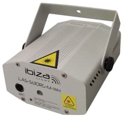 Ibiza Mini Firefly Laser - Hvid