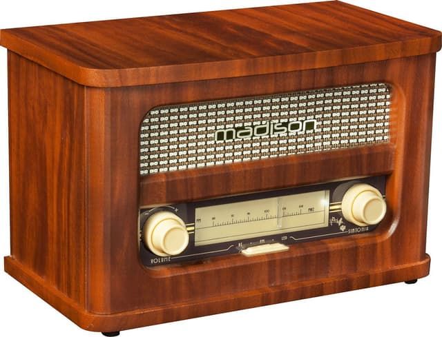Vintage radio m. Bluetooth og FM