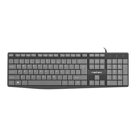 Natec Keyboard, Nautilus, US Layout, Slim