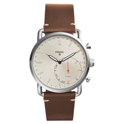 Fossil Q Hybrid älykello (miesten/ruskea nahka)