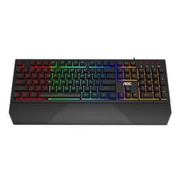 AOC Gaming Keyboard GK200 RGB LED-valo, QWERTY, Musta, Langallinen, USB, Mekaaniset tunnenäppäimet