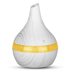 Luftfuktare med färgglatt ljus 300 ml Vit/Guld