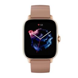 Amazfit GTS 3 1,75", älykello, GPS (satelliitti), AMOLED-näyttö, kosketusnäyttö, sykemittari, aktiivisuuden seuranta 24/7, vedenpitävä, Bluetooth, Terra Rosa