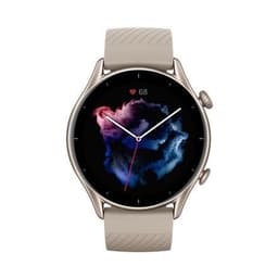 Amazfit GTR 3 1,39", älykello, GPS (satelliitti), AMOLED-näyttö, kosketusnäyttö, sykemittari, aktiivisuuden seuranta 24/7, vedenpitävä, Bluetooth, kuutamonharmaa