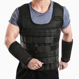 Vægtvest med armvægte 10 kg