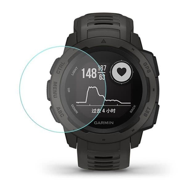 0.26mm 2.5D 9H tempererat skärmskydd till Garmin Instinct