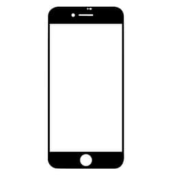 Tempereret skærmskåner med aluminiumskanter til iPhone SE 2020