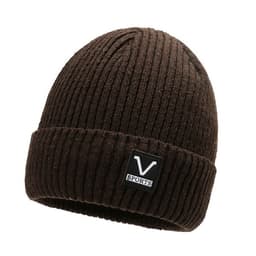 Vuorattu Beanie-pipo- Ruskea