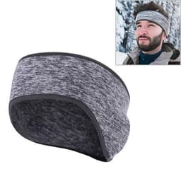 Headband / Pandebånd med ørevarmere - Grå