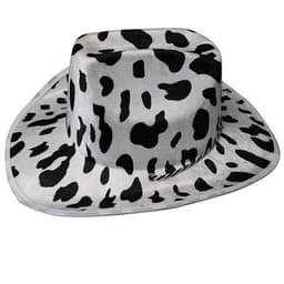 Cowboyhattu lehmäkuviolla