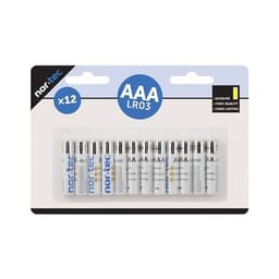 Nor-Tec AAA-Paristo 12-pakkaus