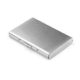 Kortfodral i rostfritt stål - Silver