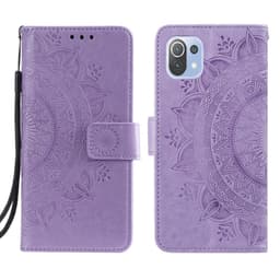 SKALO Xiaomi Mi 11 Lite Mandala Plånboksfodral - Lila