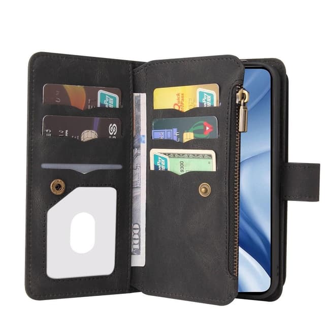 SKALO Xiaomi Mi 11 Lite Big Wallet 17-FACK Plånboksfodral - Svart