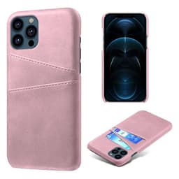 SKALO iPhone 13 Pro Max PU-nahkainen Korttikotelo - Ruusukulta