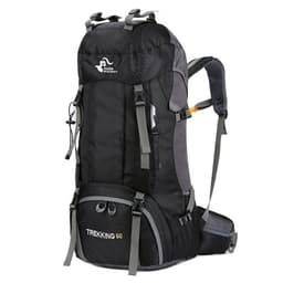 Vandringsryggsäck 60L Svart