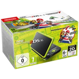 New Nintendo 2DS XL m. Mario Kart 7 (sort/limegrøn)