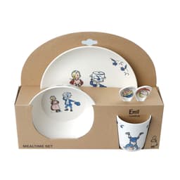 Emil Lönneberg - 100% Melamine 5 pcs package (plate, bowl, tumbler, 2 spoons)