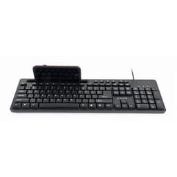 Gembird multimediatangentbord med telefonstativ KB-UM-108 USB-tangentb