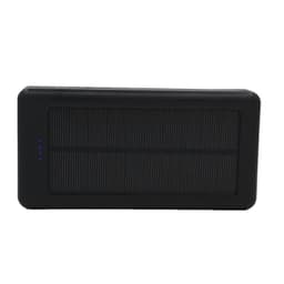 Solcellsladdare powerbank med solceller 20000 mAh Svart