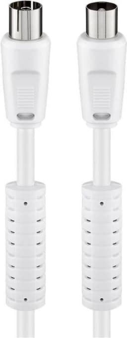 Goobay Antennekabel med ferritt (80 dB), 2x skjermet