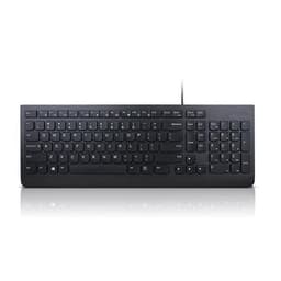 Lenovo Essential Wired Keyboard Kablet via USB-A, Tastaturlayout litauisk, Sort