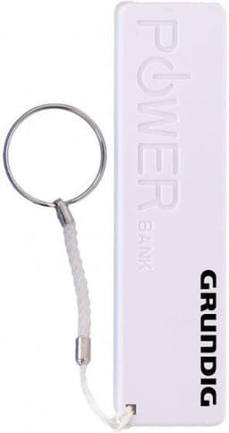powerbank USB 1800 mAH 9,5 cm vit 3-delad USB-laddare