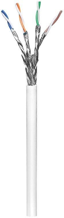 CAT 6 nätverkskabel, S/FTP (PiMF), vit