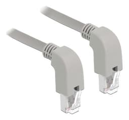 Delock -verkkokaapeli RJ45 Cat.5e SF / UTP alaspäin / alaspäin kulma 1 m