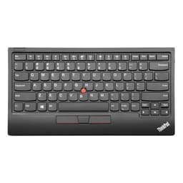 Lenovo ThinkPad TrackPoint Keyboard II Bluetooth (2,4/5 GHz trådløs via Nano USB -dongle), USA/engelsk, Pure Black, Integreret TrackPoint