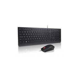 Lenovo 4X30L79928 kombinert tastatur og mus - Estland, kablet, tastaturoppsett estisk, USB, svart, numerisk tastatur