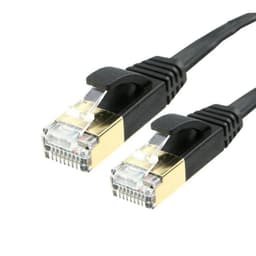 Ethernet Cat 6 nettverkskabel 10 meter Svart