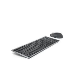 Dell tastatur og mus KM7120W trådløs, 2,4 GHz, Bluetooth 5.0, tastaturoppsett nordisk, Titan grå