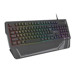 Genesis Rhod 350 RGB gamingtastatur, RGB LED -lys, RU, sort, kablet