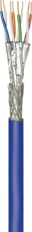 CAT 7A+ verkkokaapeli, S/FTP (PiMF), sininen