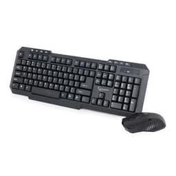Gembird Desktop Set KBS-WM-02 Trådløs, Trådløs, Tastaturoppsett USA, USA, Mus inkludert, Numerisk tastatur, 450 g, Bluetooth, Nei, Trådløs tilkobling Ja, USB, Svart
