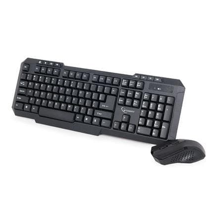 Gembird Desktop Set KBS-WM-02 Trådlöst, Trådlöst, Tangentbordslayout U