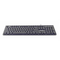 Gembird "Chocolate" Keyboard KB-MCH-03-RU UBS Keyboard, Kabelført, Tastaturlayout RU, Sort