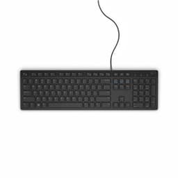 Dell KB216 Standard, kablet, tastaturlayout russisk, sort, russisk, numerisk tastatur, 503 g