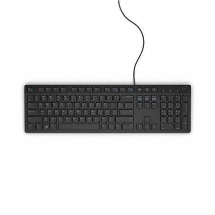 Dell KB216 vakio, langallinen, näppäimistöasettelu venäjä, musta, venäjä, numeronäppäimistö, 503 g