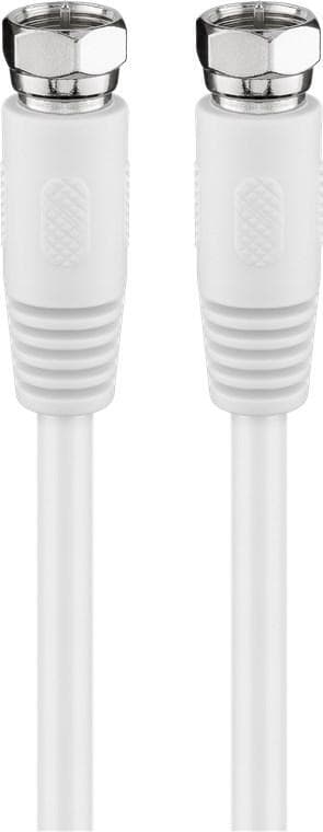 Goobay SAT-antennekabel (80 dB), 2x skjermet